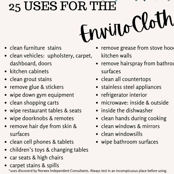 New-Norwex enviro cloth and window cloth in gray and windows pattern. - Picture 5 of 6